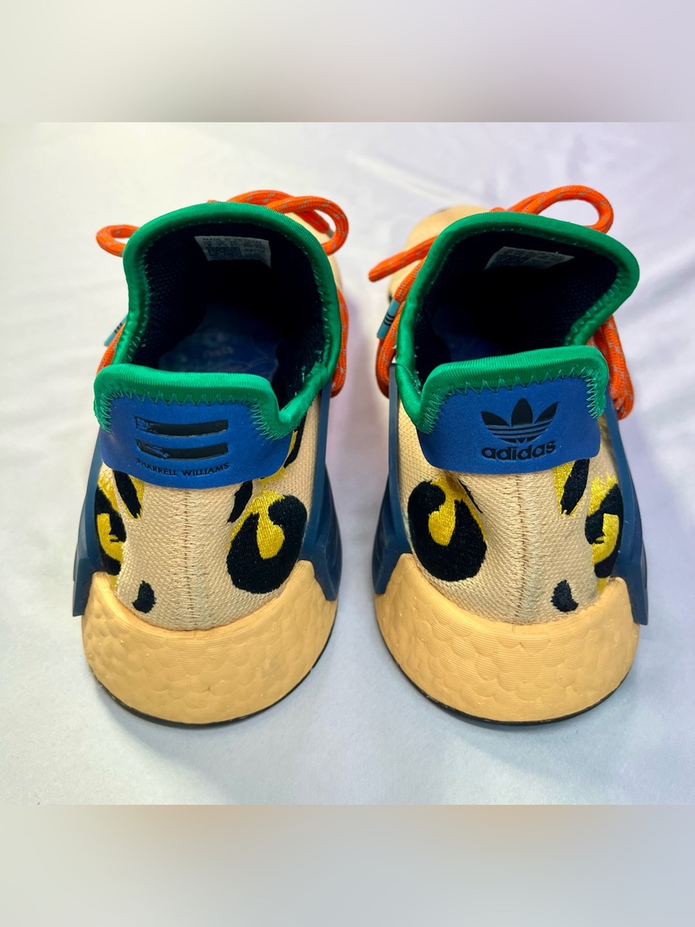 Pharrell X Adidas NMD Human Race Animal Print Cheetah Running Shoes Sneakers 8 - Picture 12 of 15